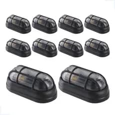 Kit 10 Luminária Arandela Tartaruga Lampada Soquete E27 Bivolt Parede Teto OPL