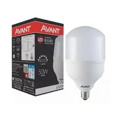 Lâmpada de Led Alta Potência 50W Bivolt Branco Frio Avant