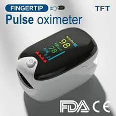 Oxímetro de Dedo Fingertip Original Saturação Frequência Cardíaca