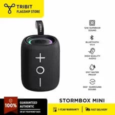 Caixa de Som Original TRIBIT STORMBOX MINI 12w 360° Bt 5.4