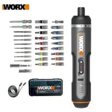 Parafusadeira à Bateria WORX WX242 4V MAX + Bits + Maleta