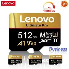 Cartão de Memória LENOVO 64GB U3 Pendrives LEXAR 64GB E KODAK 64GB