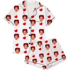 Pijama Americano Personalizado (Adulto - FEMININO) Baby Doll. Presenteie quem você ama.