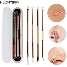 4 Pcs Acne Cravo Começo Ponto Negro Pimple Removedor De Pele Cuidados Com A Mulheres Beleza Tratamento De Poros De