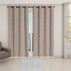 Cortina Blackout Pvc Com Voil Xadrez Veda Luz Porta Janela