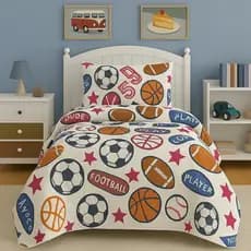 Colcha Boutis Cobre Leito Eddi Casa Infantil Solteiro Tecido Dupla Face Premium