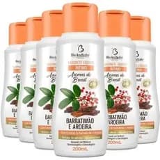 Sabonete Íntimo Aroeira, Barbatimão 200ml - 6 unidades