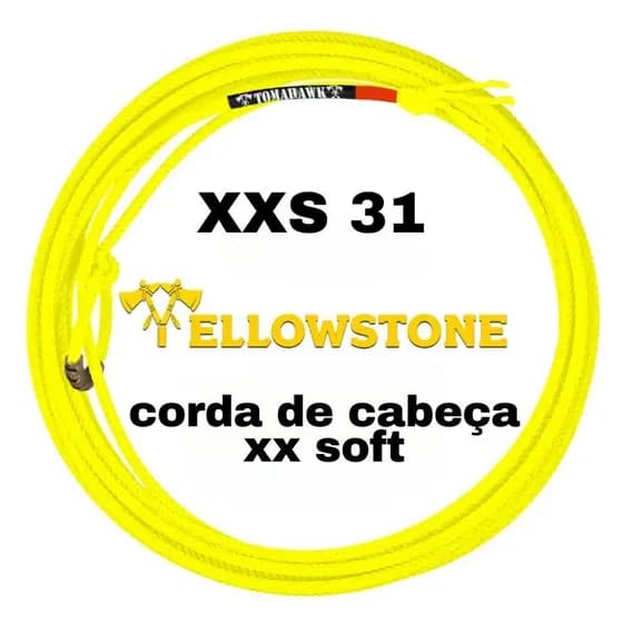 Corda Team Roping Tomahawk Laço de Cabeça ao Pé Yellowstone