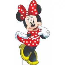 Display Minnie Vermelha 80 cm