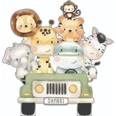 Display Safari Jeep 70 cm
