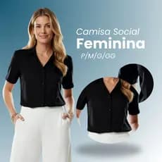 Camisa Feminina Social Manga Curta Camisa Social de Microleve Não Amassa Camiseta Social Com Lycra