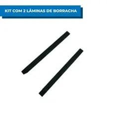 Kits Com 2 Lâminas De Borracha Para Limpador De Vidros 35cm Bralimpia Para Rodo Limpeza Limpa