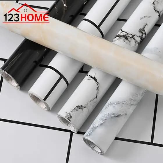 Adesivo Vinilico 12m*60cm Resistente e Lavável P/Cozinha Pia Banheiro Móveis Filme Especial*