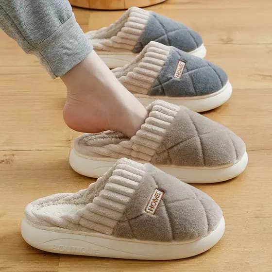 Pantufa Chinelo De Casa Masculina Feminina Adulta Pelúcia Confortável