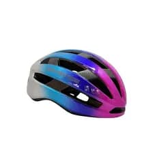 Capacete Bike Speed Mtb Inmold 57-62 Rosa Azul Cinza Elleven