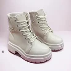 BOTA COTURNO MOLEKINHA BRANCO