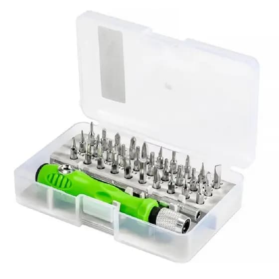 Kit 32 em 1 Conjunto Estojo Reparo Conserto Chave Precisão Fenda Torx Y Abrir Celular Manutenção