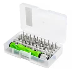 Kit Chave Fenda Precisão Profissional 32 Peças Magnética Peq