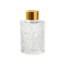 VIDRO MICRO GARRAFA TAMPA DOURADO 70 ML
