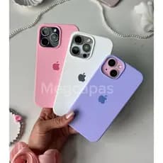 1 kit Com 3 Capas Case Aveludada Coleção Verão CANDY  COLORS  Capinha Para IPhone