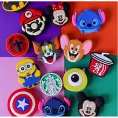 pop soct suporte para celular de dedo apoio bixinhos desenhos