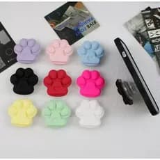 Pop De patas Silicone Patas De Gatos Cachorro para Telefone Universal Anel Suporte de dedo.