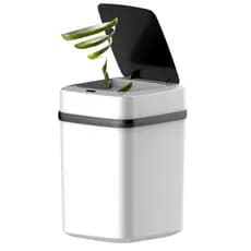 Lixeira  Inteligente Com Sensor Touch, Lixeira Para banheiro e Cozinha 13L