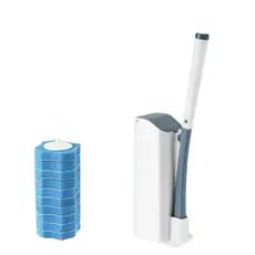 Escova de banheiro descartável  Vaso sanitário parede banheiro  cabeça escova  substituível acessórios wc