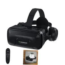 Headset de Realidade Virtual Shinecon compatível com iPhone e Android