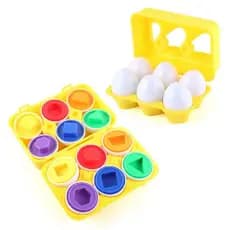 6PCS Ovos Inteligentes Mistos Em Forma De 3D Jig Puzzle Games Montessori Brinquedos De Aprendizagem HOT