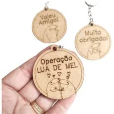 Chaveiro com Frase Flork para Brinde casamento aniversario eventos lembrancinha mdf convidados