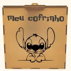 Cofre Desafio Infantil -Brinquedo Educativo lilo e stitch urna poupança caixa desafio cofrinho m1