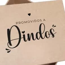 Caixa Convite Padrinho Dindo Dinda Batismo Convite batizado presente dindos caneca xicara surpresa