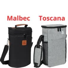 Bolsa Termica Para Vinhos Malbec / Toscana Duas 2 Garrafas Mala Cooler Bel