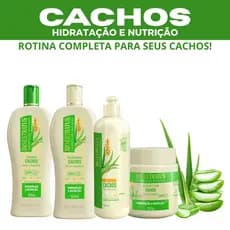 Cachos Bioextratus–Shampoo| Condicionador |Finalizador 500ml|Máscara 250g/1kg|Babosa e Macadâmia