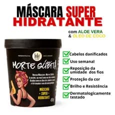 Máscara Morte Súbita Lola 450g – Recuperação Imediata | Aloe Vera e Óleo de Coco | Vegana