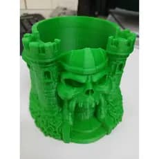 castelo grayskull, castelo de grayskull, porta treco geek, balde de pipoca geek, balde de pipoca temático, decoração gee
