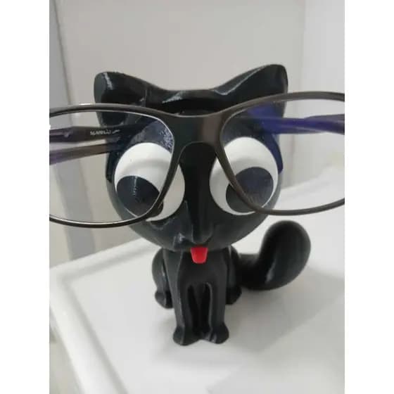 porta óculos, suporte para óculos, organizador de óculos, suporte óculos gatinho, gatinho porta óculos, porta óculos fof