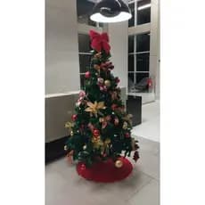 Árvore Natal Pinheiro Luxo -  Verde Decorativa Enfeite Natalino Casa  Festa Decoração Montagem Fácil