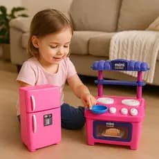 Brinquedo Infantil Freezer Cooker Comidinhas Receitas Brincadeiras Crianças Estimulam o faz de conta