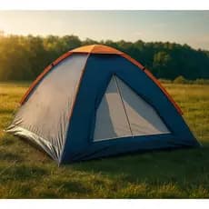 Barraca Iglu Panda Acampamentos Camping Mosquiteiro Proteção Azul Poliéster Sobreteto