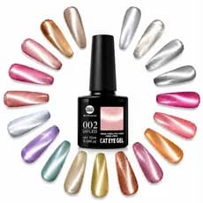 Esmalte Em Gel Magnetico Refletivo Glitter Olho De Gato 10ml