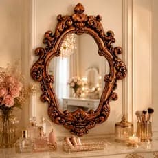 Espelho Grande Decorativo Provençal Antigo Casa Presente Luxo ENVIO RÁPIDO