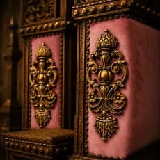 Arabesco Aplique Decorativo de Parede boiserie Enfeites Casa