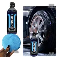 Pretinho SUPREME - 500ml - Pneus Pretinho Brilho Molhado- Não sai com agua dura mais tempo