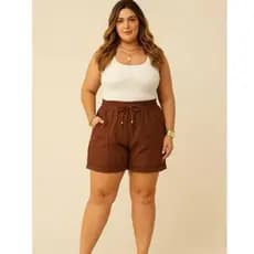 Shorts G1 G2 G3 Linhão Plus Size com Barra Inglesa conforto