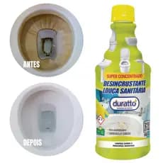 Desincrustrante Louça Sanitária 500ML Duratto Tira Manchas Vasos Pias Concentrado