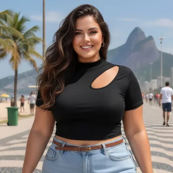 Cropped Plus Size Vazado Modelo Gota Suplex Envio Imediato
