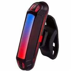 Lanterna Sinalizador Traseira Bike Led Recarregável Usb Pisca Azul e Vermelho