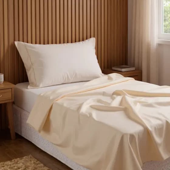 Jogo 3 Peças Lençol para cama de Solteiro com Ponto Palito Percal 400 Fios Muitas Cores Lindas
